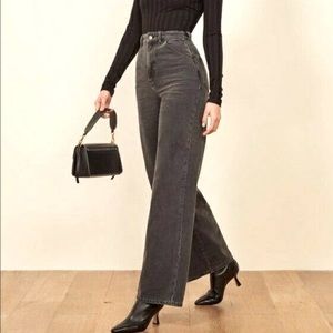 Reformation Jackie High Rise Wide Leg Jean 🖤